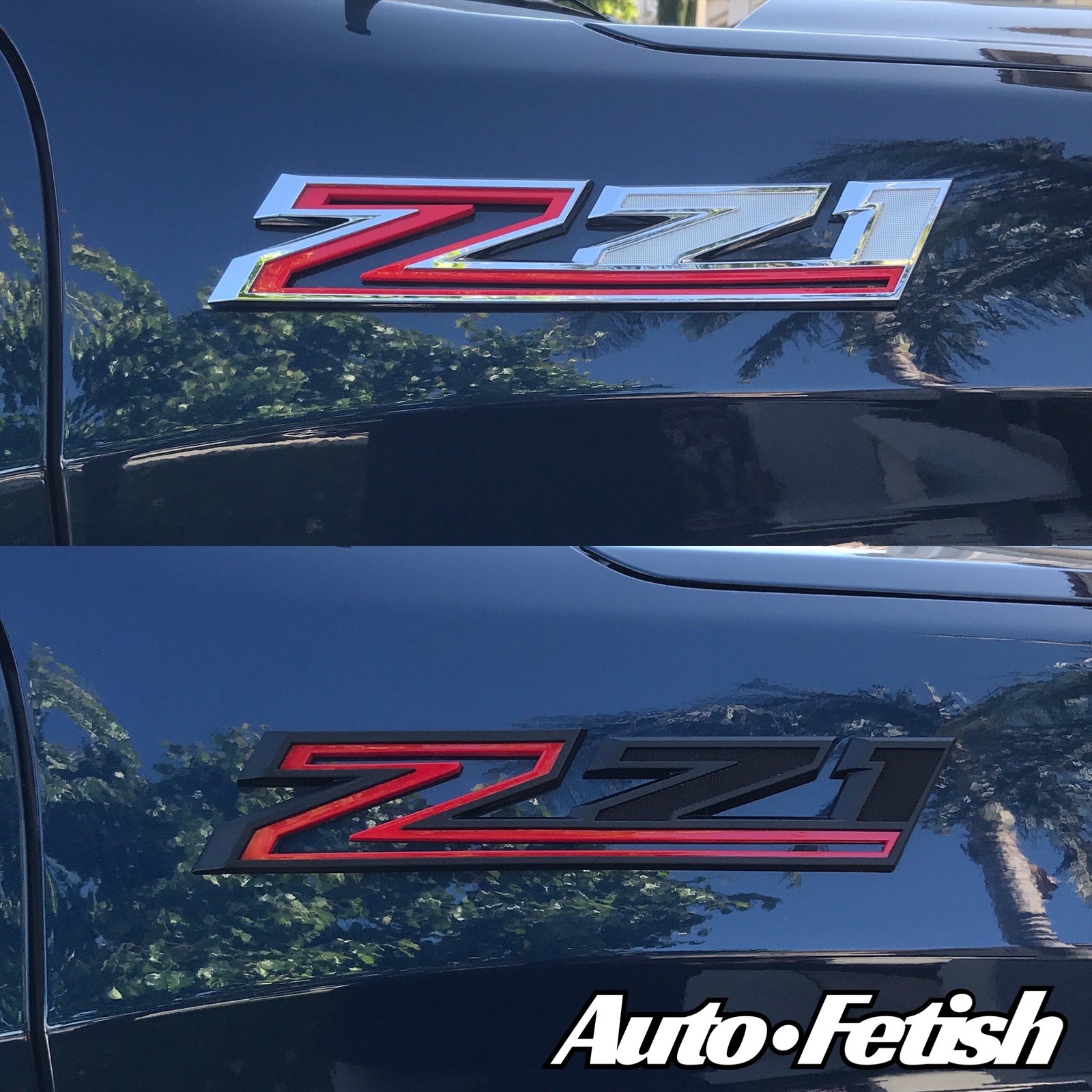 2020 Chevy Z71 truck badge replacement