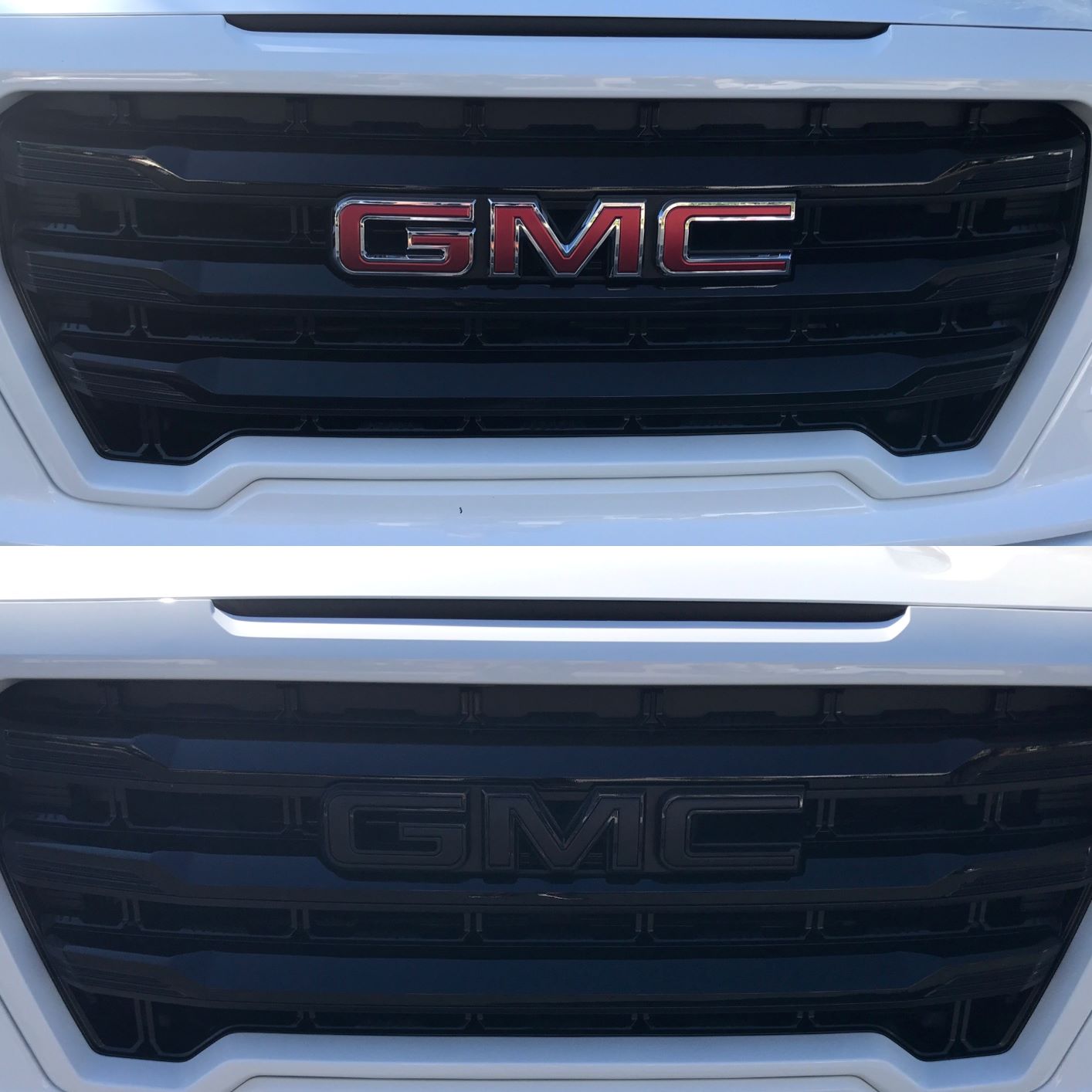 2022 GMC logo badge swap