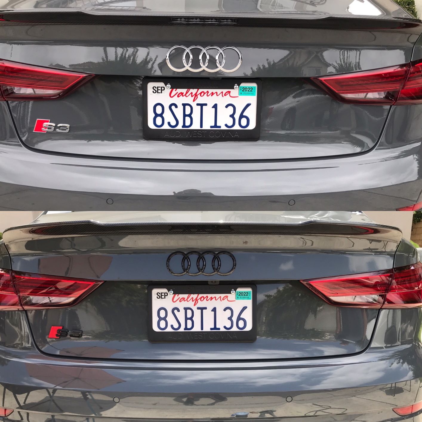 Audi s3 badge replacement