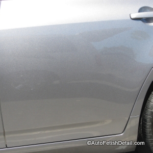 car paint scratch repair after